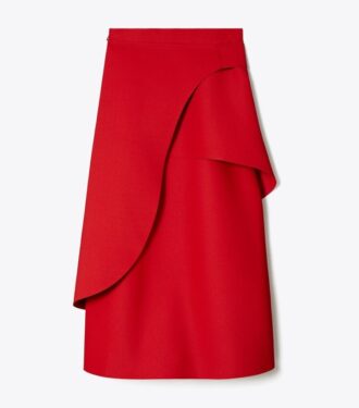 Crepe Wrap Skirt