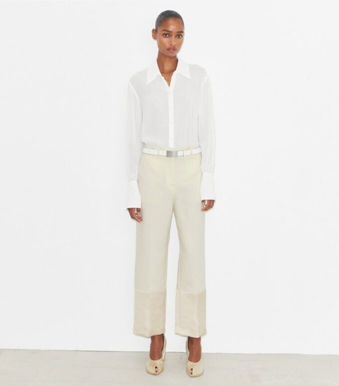 Cropped Crepe Pant Cropped Crepe Pant