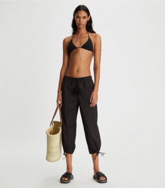 Cropped Tie Pant