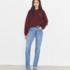 Cropped Wool Hoodie