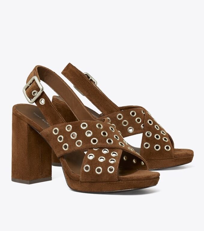 Cross-Band Heeled Sandal Cross-Band Heeled Sandal