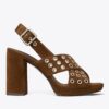 Cross-Band Heeled Sandal Cross-Band Heeled Sandal