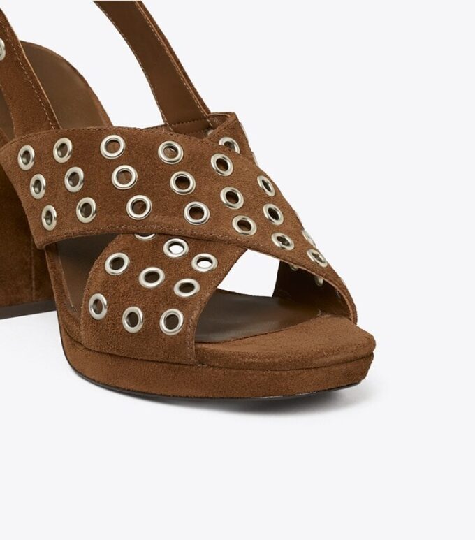 Cross-Band Heeled Sandal Cross-Band Heeled Sandal