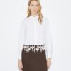 Crystal Embellished Poplin Shirt