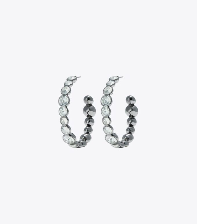 Crystal Hoop Earring Crystal Hoop Earring