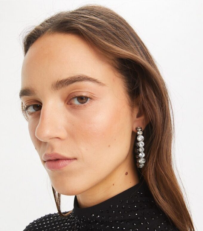 Crystal Hoop Earring Crystal Hoop Earring