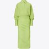 Cuffed Jacquard Dress