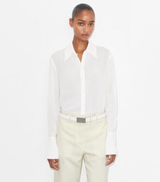 Cuffed Viscose Shirt