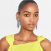 Curiosity Coral Hoop Earrings