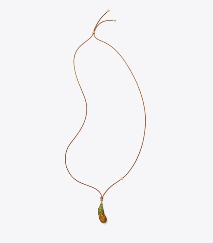 Curiosity Eggplant Pendant