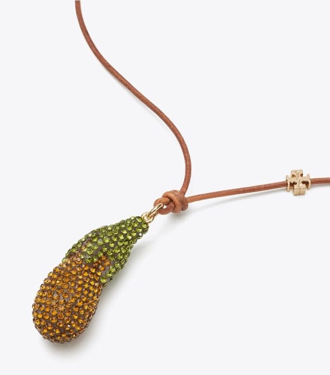 Curiosity Eggplant Pendant