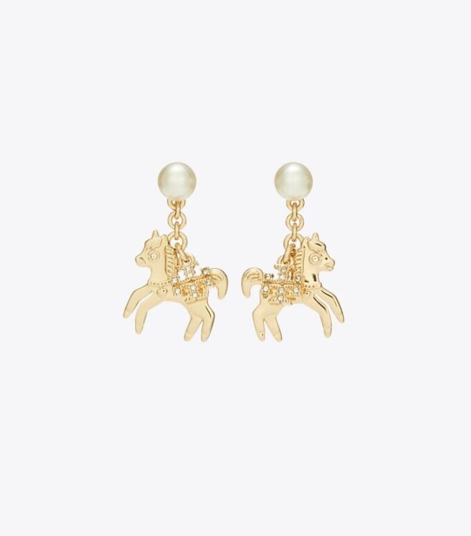 Curiosity Horse Charm Earrings