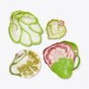 Decorative Leaf Plates, Set Of 4
