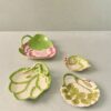 Decorative Leaf Plates, Set Of 4