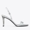 Double T Buckle Heel Sandal