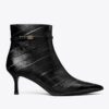 Double T Buckle Heeled Ankle Boot