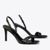 Double T Buckle Heeled Sandal