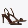 Double T Buckle Heeled Sandal