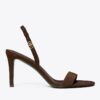 Double T Buckle Heeled Sandal