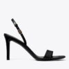 Double T Buckle Heeled Sandal