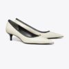 Double T Buckle Low-Heeled Pump