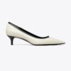 Double T Buckle Low-Heeled Pump