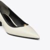 Double T Buckle Low-Heeled Pump