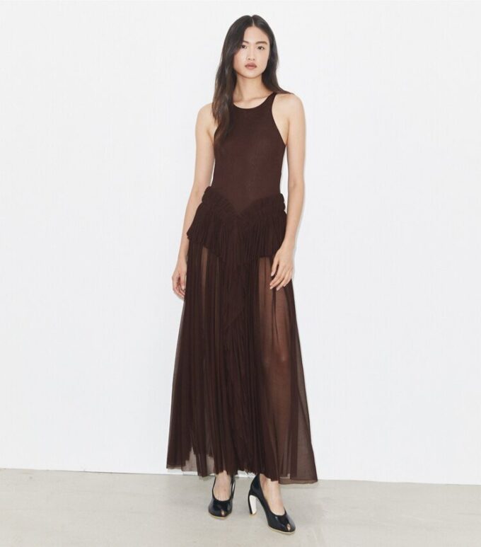 Draped Jersey Dress