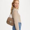 Eleanor Pebbled Slim Saddlebag