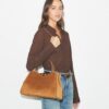 Eleanor Suede Satchel
