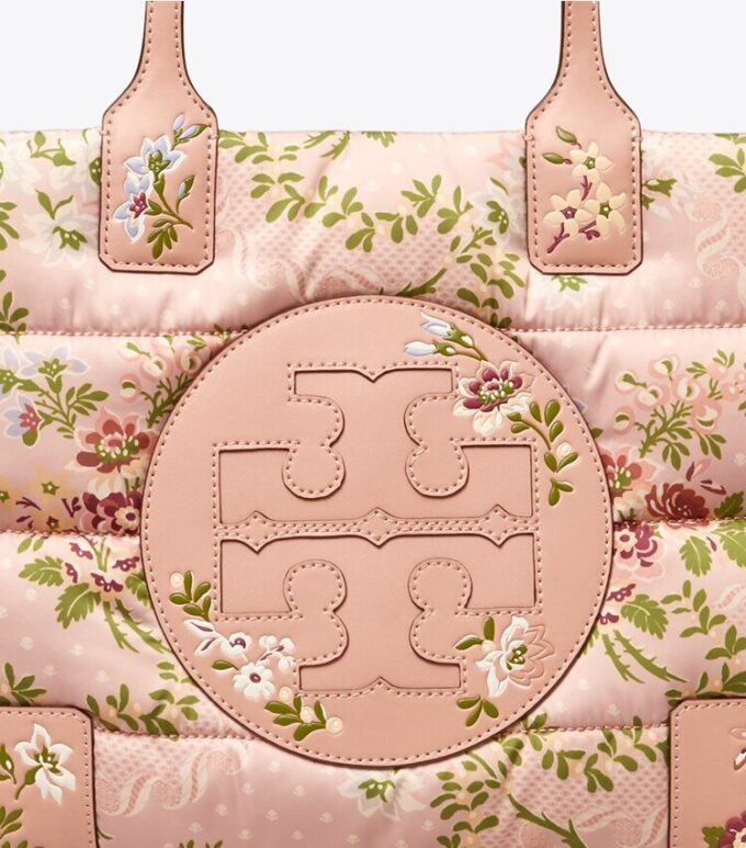 Ella Brocade Mini Puffer Tote