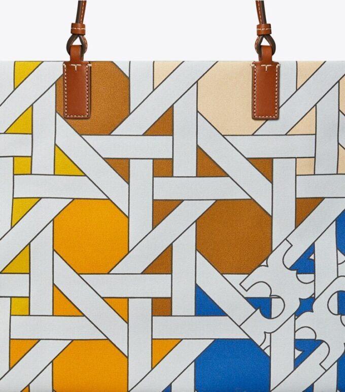 Ella Canvas Basketweave Tote
