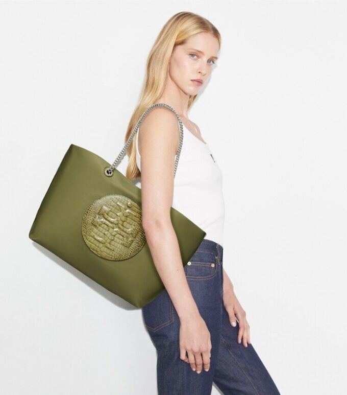 Ella Croc Chain Tote