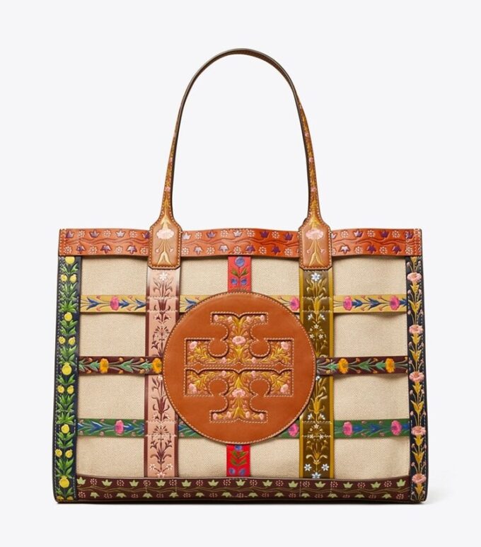 Ella Woven Cage Tote