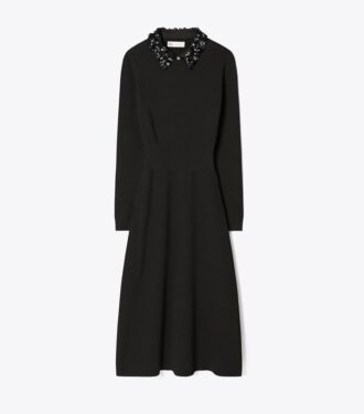 Embellished Collar Dress