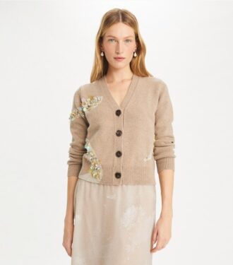 Embellished Snake Cardigan