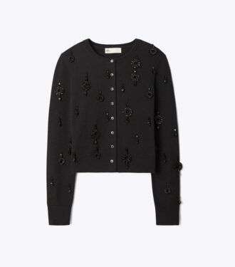 Embellished Wool Cardigan