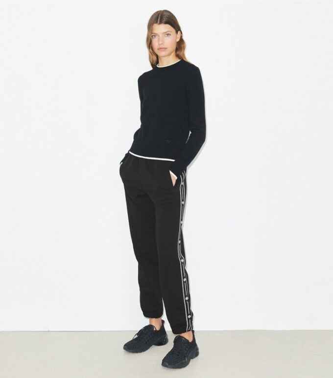 Embroidered French Terry Sweatpant Embroidered French Terry Sweatpant