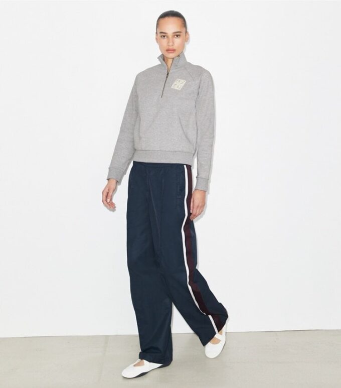 Embroidered French Terry Sweatshirt Embroidered French Terry Sweatshirt