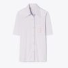 Embroidered Mercerized Cotton Polo Embroidered Mercerized Cotton Polo