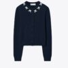 Embroidered Merino And Cashmere Cardigan Embroidered Merino And Cashmere Cardigan