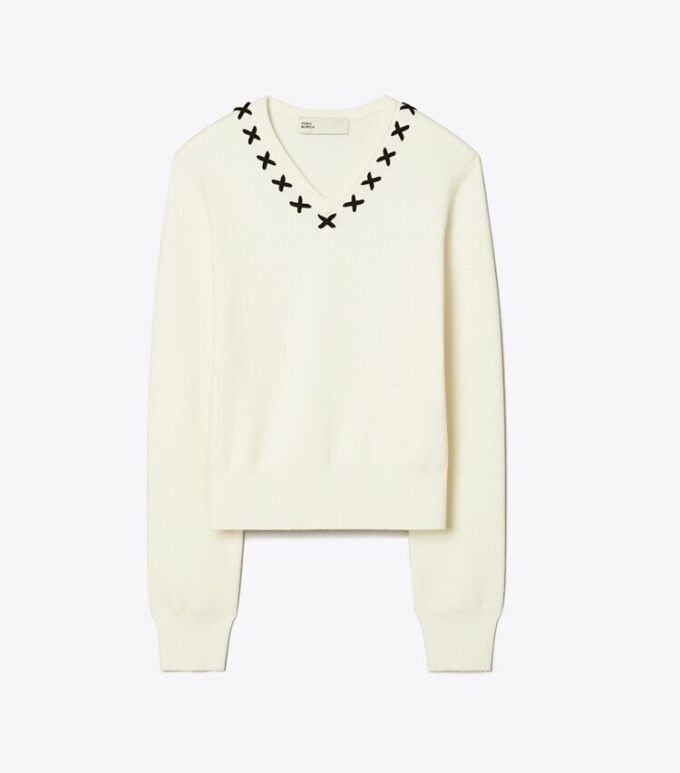 Embroidered Wool Sweater Embroidered Wool Sweater