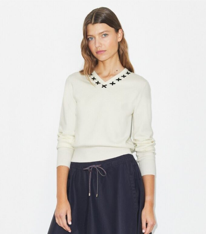 Embroidered Wool Sweater Embroidered Wool Sweater