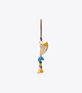 Fish Rattan Key Ring