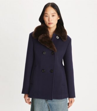 Flannel Peacoat