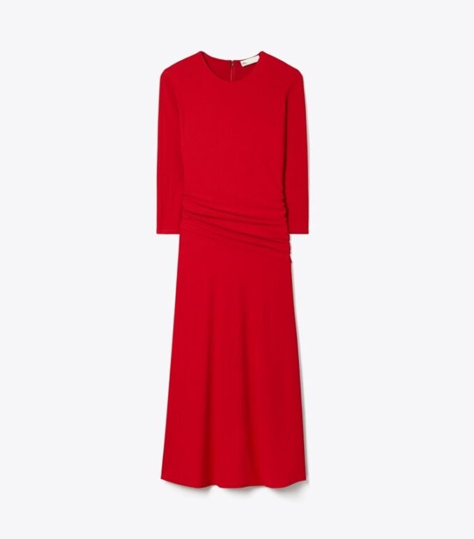 Flared Viscose Dress
