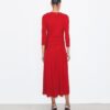 Flared Viscose Dress