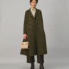 Flared Wool Coat