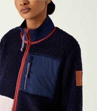 Fleece Colorblock Jacket