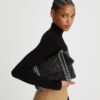 Fleming Diamond Perforated Convertible Shoulder Bag